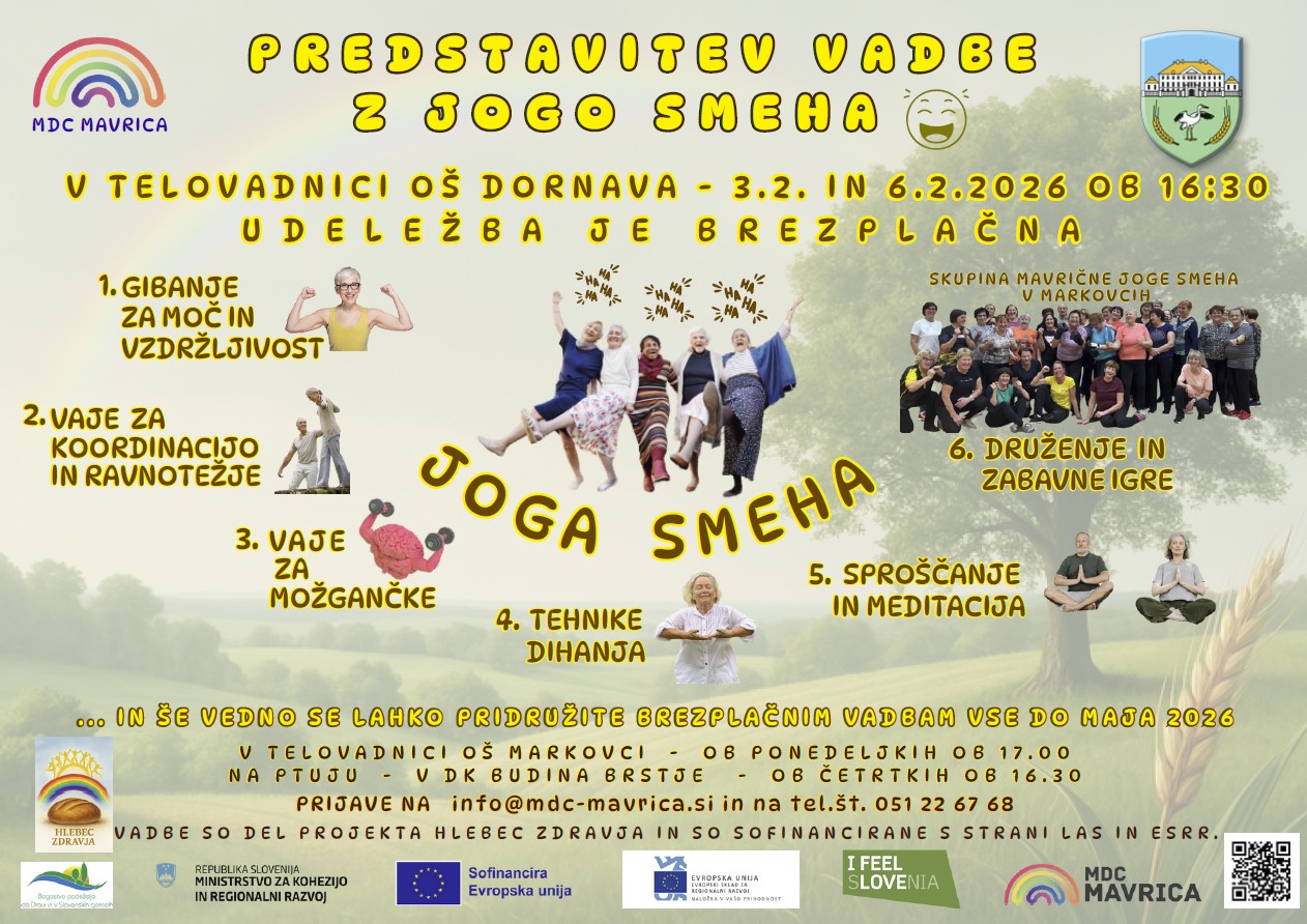 Predstavitev vadbe z jogo smeha